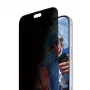 PanzerGlass 2 krypčių privatumo ekrano apsauga, skirta Apple iPhone 15 Pro Max, su itin plačiu prigludimu ir FastFit aplikatoriumi