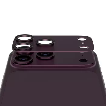 PanzerGlass Fender fotoaparato objektyvo apsauga, skirta iPhone 18 Pro Max - tamsiai vyšninė