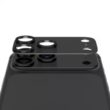 PanzerGlass Fender fotoaparato objektyvo apsauginis stiklas, skirtas iPhone 15 Pro / 15 Pro Max - pilkų atspalvių
