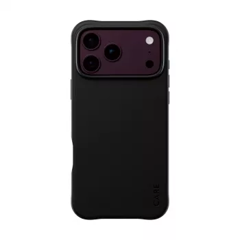 CARE by PanzerGlass Samba dėklas, skirtas iPhone 17/18 Pro Max - juodos spalvos, MagSafe