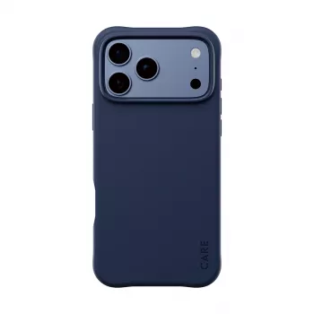 CARE by PanzerGlass Samba dėklas, skirtas iPhone 17/18 Pro Max - itališkai mėlynas, MagSafe, perdirbtas plastikas