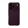 CARE by PanzerGlass Samba dėklas, skirtas iPhone 17 Pro / 18 Pro - tamsiai vyšninė, MagSafe, perdirbtas plastikas, D3O Bio, 3,6 m kritimo apsauga
