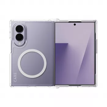 PanzerGlass CARE Urban Combat dėklas Clear su White Qi, skirtas Samsung Galaxy Z Fold5