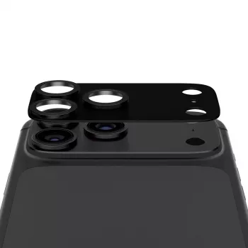 PanzerGlass Fender fotoaparato objektyvo apsauga, skirta iPhone 15 Pro / 15 Pro Max - Black Currant