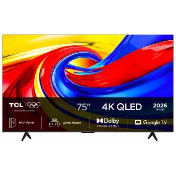 TCL 75P7L 75 colio QLED 4K Google TV su Dolby Vision ir HDR10+