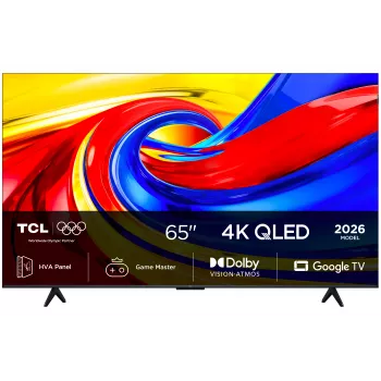 TCL 65P7L 65 colių QLED 4K Ultra HD Google TV su Dolby Vision ir Atmos