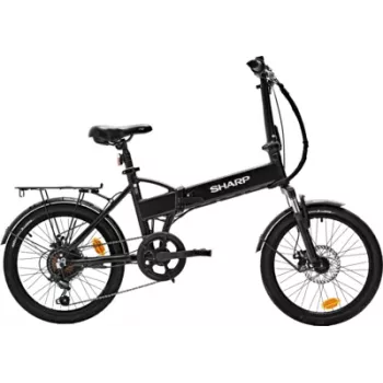 Sharp BK-FD03-EB Sulankstomas elektrinis dviratis 250W 36V 6.4Ah 16 colių juodas