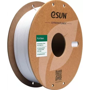 ESUN PLA Basic 1,75 mm šaltai baltas 1 kg - aukščiausios kokybės PLA+ 3D spausdintuvo filamentas