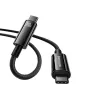Baseus Tungsten Gold USB-C į USB-C 240W greito įkrovimo laidas 1m juodas