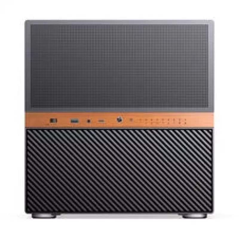 Jonsbo N6 NAS kubo korpusas, Micro-ATX, plienas/tinklelis, juoda