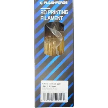 FlashForge PLA 1,75 mm auksinės spalvos 1 kg 3D spausdintuvo gija
