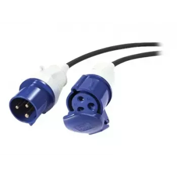 APC Modular IT Power Distribution Cable Extender - IEC 60309 32A (M) į IEC 60309 32A (F), 3m, juoda