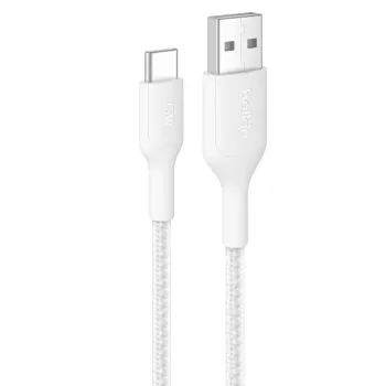 Belkin BOOSTCHARGE pintas USB-C į USB-A laidas 2m baltas