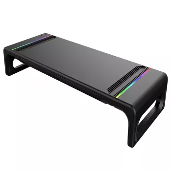 ANTEC MS100 CyberDeck RGB nešiojamojo kompiuterio ir monitoriaus stovas su USB šakotuvu