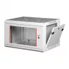 ROLINE 19 colio sieninis spintos Basic Plus 6U, 600x450 mm, pilka