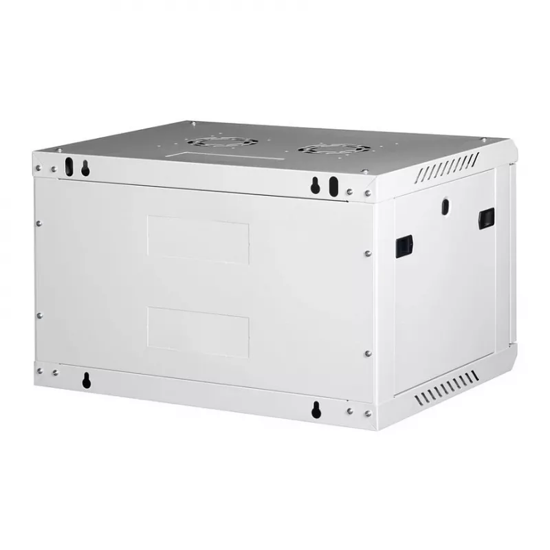ROLINE 19 colio sieninis spintos Basic Plus 6U, 600x450 mm, pilka
