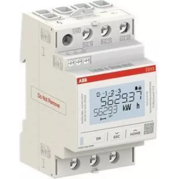 ABB D13 15-M 65 vienfazis elektroninis energijos skaitiklis 65A tiesioginio prijungimo su impulsų išėjimu