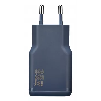 TUCANO ONE POWER KIT 35W GaN įkroviklis su 60W USB-C kabeliu, indigo