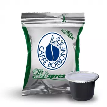 Caffè Borbone Respresso kavos kapsulės be kofeino, suderinamos su Nespresso, 50 vnt., po 5 g