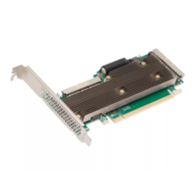 Broadcom MegaRAID 9760W-32i PCIe 5.0 x16 NVMe/SAS RAID valdiklis, 32 vidiniai prievadai, 8GB talpykla, žemo profilio
