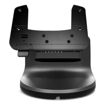 Elo M-Series POS prijungimo stotelė, skirta 10/15 colių jutikliniams terminalams, USB, Ethernet, Serial, kasos stalčius, juoda