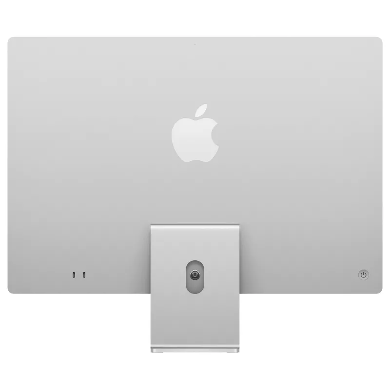 Apple iMac 24 colių sidabrinis M4 8 branduolių CPU 8 branduolių GPU 16GB 512GB SSD vokiška klaviatūra