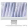Apple iMac 24 colių sidabrinis M4 8 branduolių CPU 8 branduolių GPU 16GB RAM 512GB SSD vokiška klaviatūra su 1Gb Ethernet