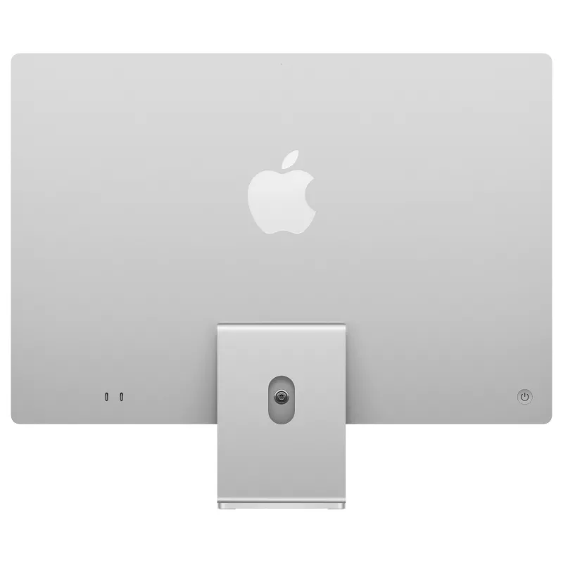 Apple iMac 24 colių sidabrinis M4 8 branduolių CPU 8 branduolių GPU 16GB RAM 512GB SSD vokiška klaviatūra su 1Gb Ethernet