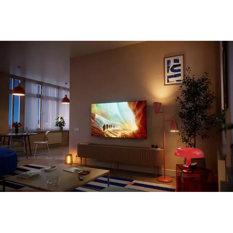 Philips 55PQS7801/12 55 colių 4K Ultra HD LED išmanusis televizorius su trigubu imtuvu (juodas)