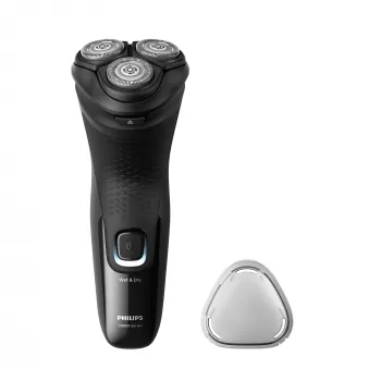 Philips Series 3000X X3001/00 elektrinis skustuvas su PowerCut ašmenimis, 5D sukimo ir lanksčiomis galvutėmis, šlapiam ir sausam skutimuisi, 40 min veikimo laikas, USB įkrovimas, tamsiai pilka