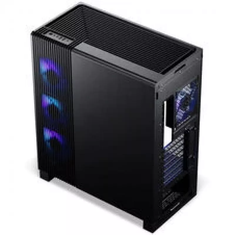 Phanteks NV5X Mid-Tower kompiuterio korpusas, E-ATX, grūdintas stiklas, ARGB, juodas