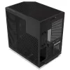 HYTE Y70 Touch juodas Mid Tower korpusas su panoraminiu grūdintu stiklu ir 14,1 colio jutikliniu ekranu, ATX/E-ATX, vertikalus GPU laikiklis