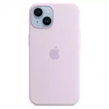 Apple iPhone 14 silikoninis dėklas su MagSafe - alyvinė (MPRY3ZM/A)