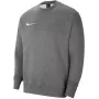 Nike Park 20 vilnos megztinis su gobtuvu tamsiai pilkas su baltu Swoosh S