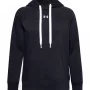 Under Armour moteriškas Rival Fleece HB gobtuvas juodas 1356317 001