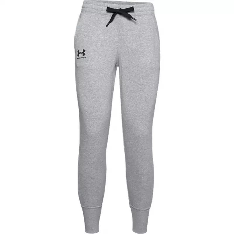 Under Armour Rival Fleece pilkos spalvos kelnės 1356416 035 L