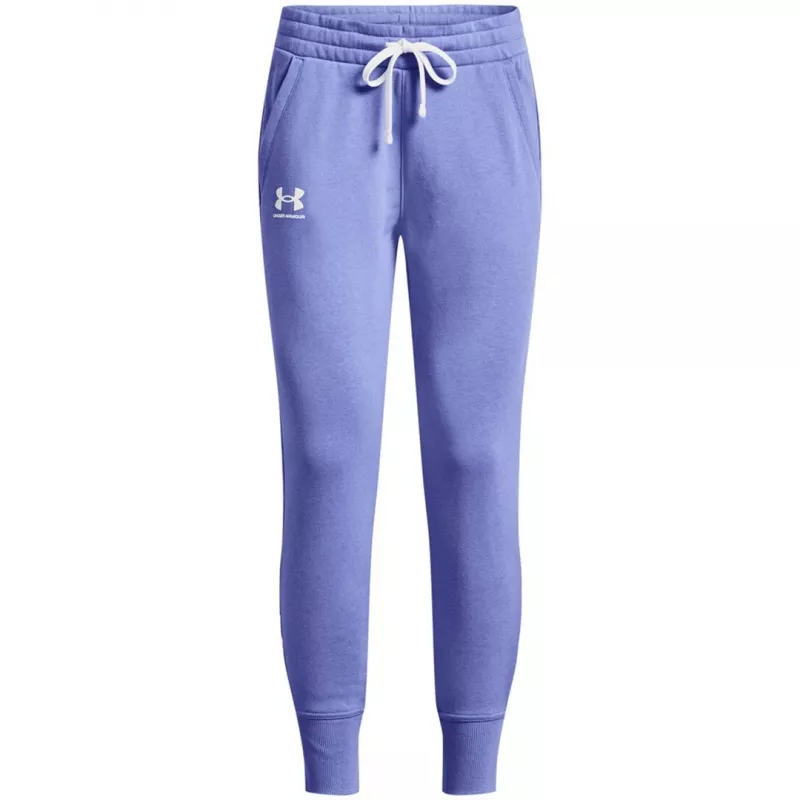 Moteriškos Under Armour Rival Fleece kelnės Cosmic Purple / White XS