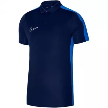 Nike Dri-FIT Academy 23 vaikiški polo marškinėliai tamsiai mėlyni, M dydis