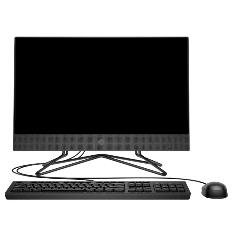 HP 200 G4 AiO 21,5 colio Full HD All-in-One kompiuteris, Intel Core i3-10110U, 4GB RAM, 256GB SSD, Windows 10 Home, juoda