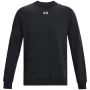 Under Armour vyriškas Rival Fleece megztinis su apykakle, juodos spalvos