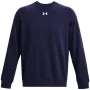Under Armour vyriškas Rival Fleece megztinis su apykakle, tamsiai mėlynas