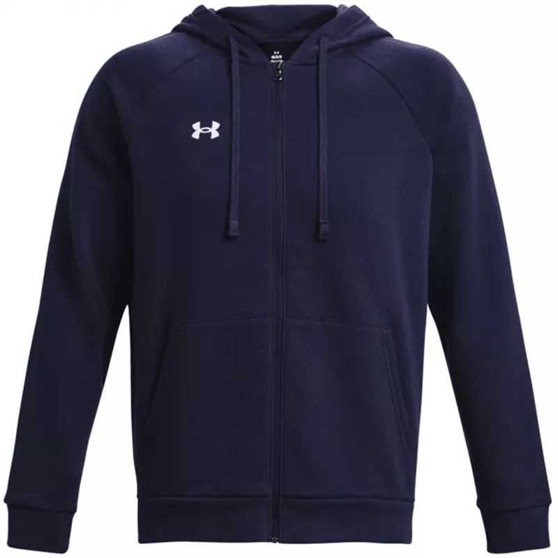 Under Armour vyriškas Rival Fleece FZ gobtuvas Midnight Navy
