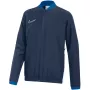 Nike Dri-FIT Academy 25 vaikiškas pilno užtrauktuko gobtuvas tamsiai mėlynas (L)