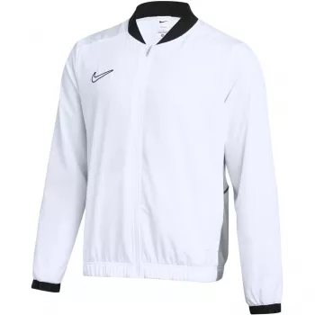 Nike Dri-FIT Academy 25 vyriškas pilno užtrauktuko gobtuvas baltas