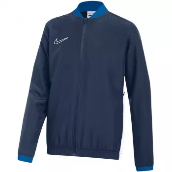 Nike Dri-FIT Academy 25 vaikų užtrauktuku užsegamas gobtuvas tamsiai mėlynas
