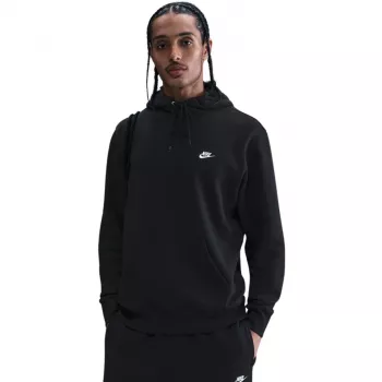 Nike Club Fleece vyriškas gobtuvas su užtrauktuku juodas FN3859-010 dydis XL