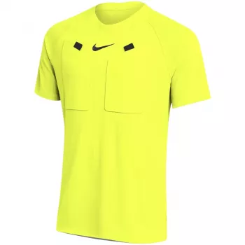 Nike Dri-FIT Referee III vyrų futbolo teisėjo marškinėliai geltoni HV8319 702 XL
