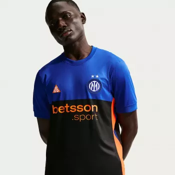 Nike Inter Milan 2026 Stadium SE vyrų futbolo marškinėliai juodi-mėlyni IM6998-413 S dydis