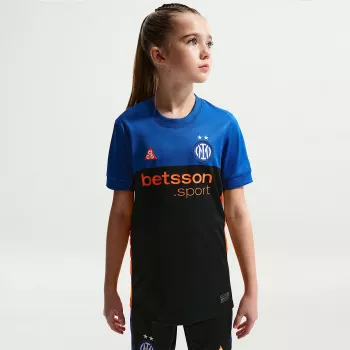 Nike Inter Milan 2026 Stadium SE vaikiški futbolo marškinėliai - juoda/mėlyna - L dydis