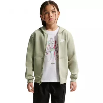 Nike Sportswear Club Fleece vaikų gobtuvas Barely Green L